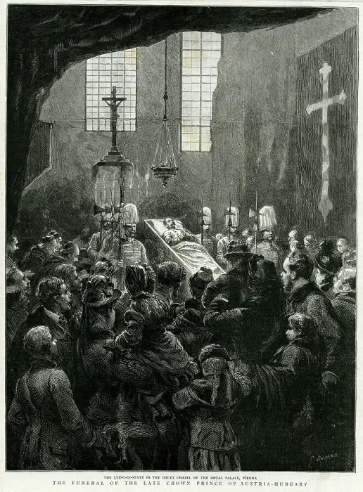 Framed Print : Prince of Austria - Hungary, Lying-in-State Framed Print : Prince of Austria - Hungary, Lying-in-State