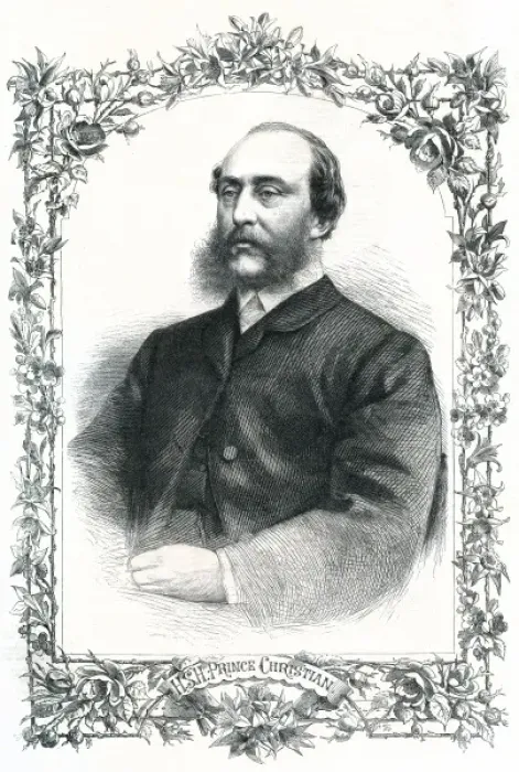 Framed Print : Prince Christian of Schleswig-Holstein