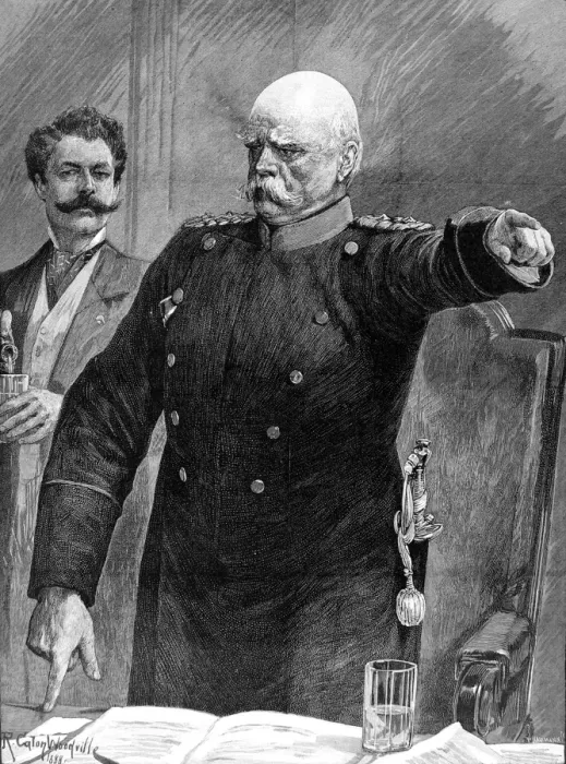 Framed Print : Prince Otto von Bismarck addressing the German Reichstag, 18 Framed Print : Prince Otto von Bismarck addressing the German Reichstag, 18