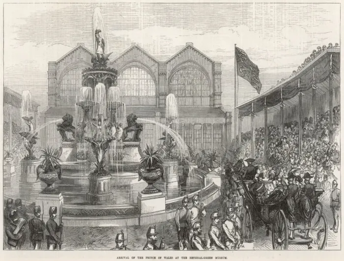 Framed Print : The Prince of Wales arriving at the Bethnal Green Museum, 18 Framed Print : The Prince of Wales arriving at the Bethnal Green Museum, 18