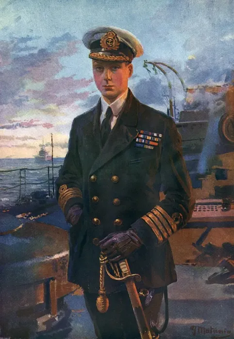 Framed Print : The Prince of Wales by Fortunino Matania