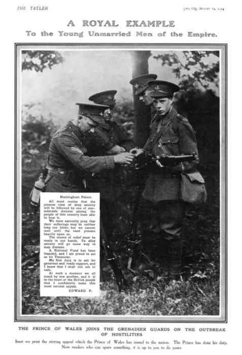 Framed Print : Prince of Wales joins the Grenadier Guards Framed Print : Prince of Wales joins the Grenadier Guards