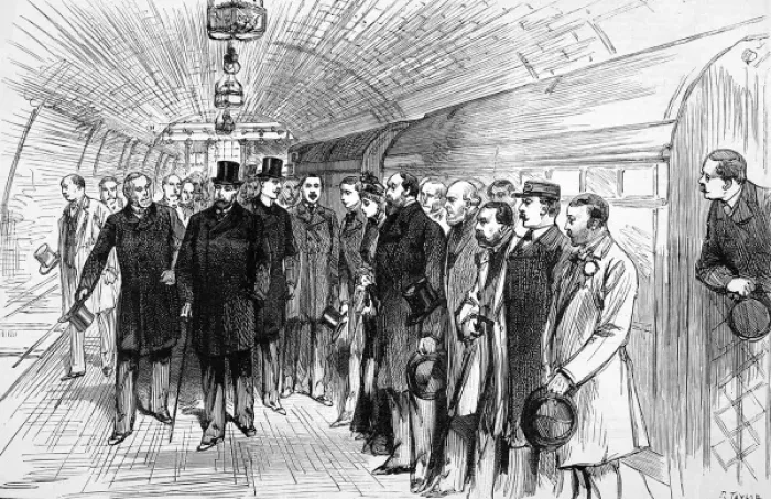 Framed Print : Prince of Wales opening the new electric railway Framed Print : Prince of Wales opening the new electric railway