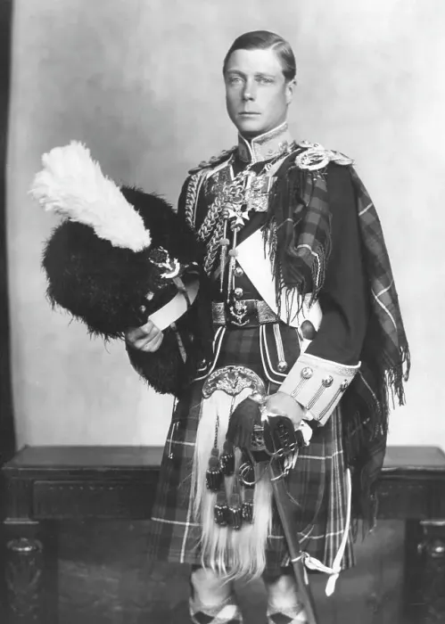 Framed Print : The Prince of Wales in the uniform of the Seaforth Highlande Framed Print : The Prince of Wales in the uniform of the Seaforth Highlande