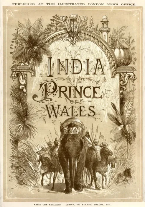 Framed Print : Prince of Waless Tour of India 1875 Framed Print : Prince of Waless Tour of India 1875