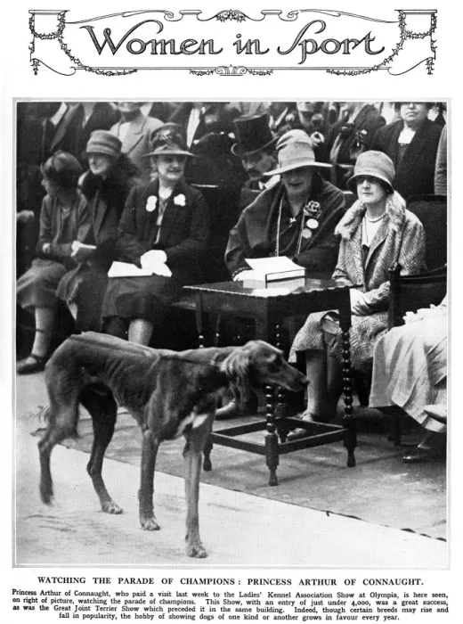 Framed Print : Princess Arthur of Connaught Ladies Kennel Association show Framed Print : Princess Arthur of Connaught Ladies Kennel Association show
