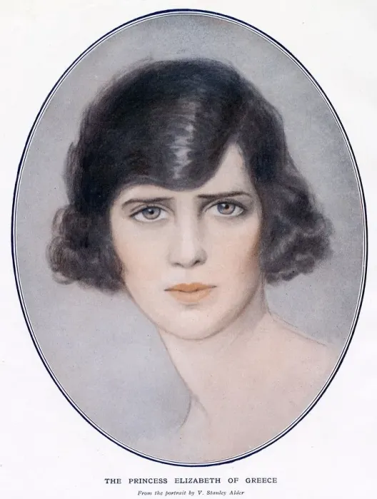 Framed Print : Princess Elisabeth of Greece and Denmark (1904 - 1955), second daughter of Prince Framed Print : Princess Elisabeth of Greece and Denmark (1904 - 1955), second daughter of Prince