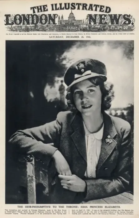 Framed Print : Princess Elizabeth in 1942 Framed Print : Princess Elizabeth in 1942