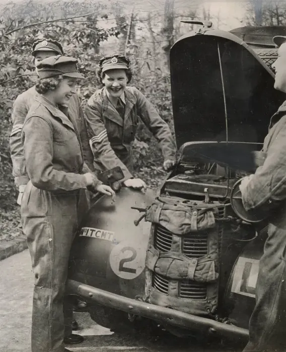 Framed Print : Princess Elizabeth in the Auxiliary Territorial Service