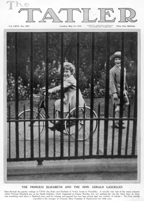 Framed Print : Princess Elizabeth on her trike Framed Print : Princess Elizabeth on her trike