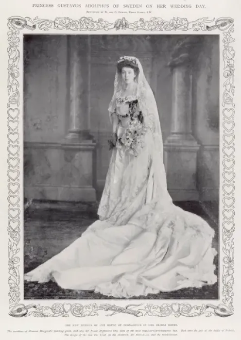 Framed Print : Princess Margaret of Connaught on her wedding day Framed Print : Princess Margaret of Connaught on her wedding day