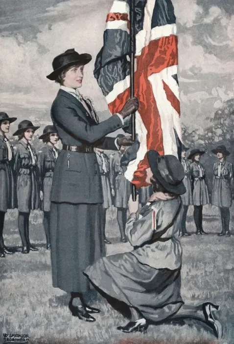Framed Print : Princess Mary as a Girl Guide Commissioner Framed Print : Princess Mary as a Girl Guide Commissioner