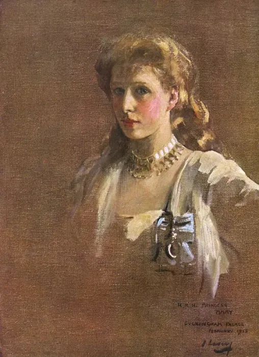 Framed Print : Princess Mary by Sir John Lavery Framed Print : Princess Mary by Sir John Lavery