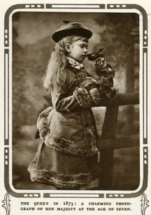 Framed Print : Princess May of Teck as young child