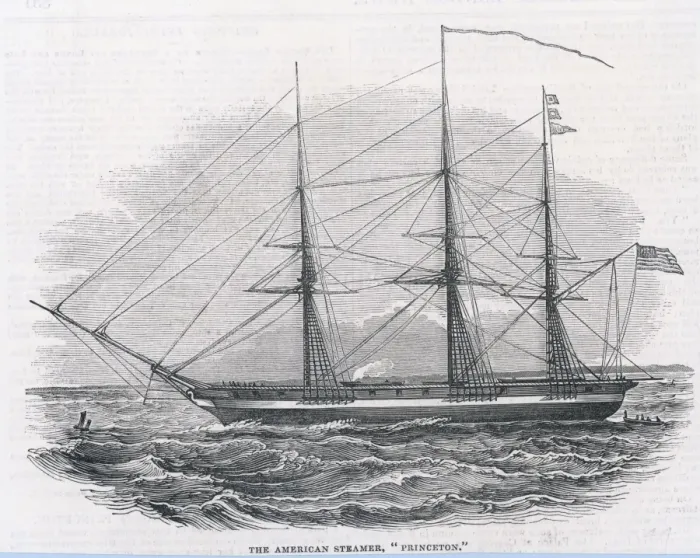 Framed Print : PRINCETON SHIP Framed Print : PRINCETON SHIP