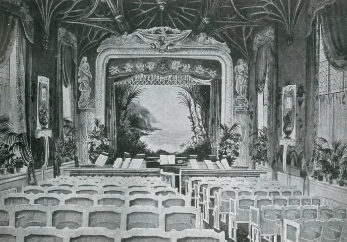Framed Print : The Private theatre at Anglesey Castle Framed Print : The Private theatre at Anglesey Castle