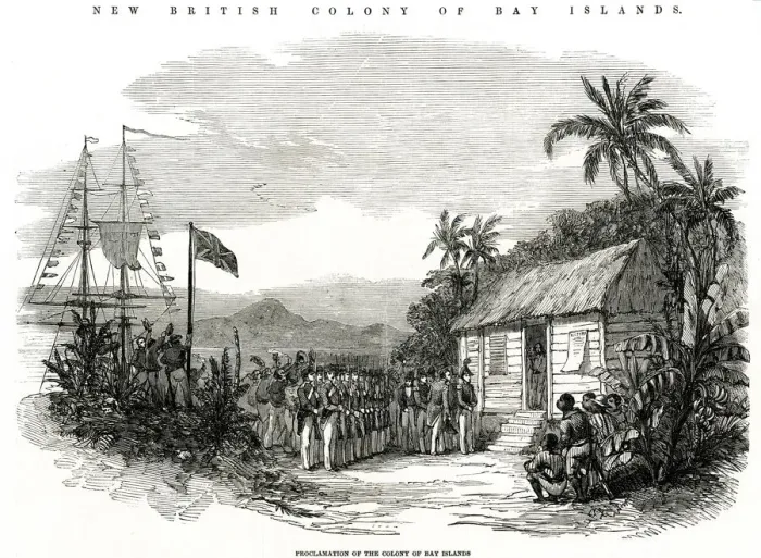 Framed Print : Proclamation of the Colony of Bay Islands Framed Print : Proclamation of the Colony of Bay Islands