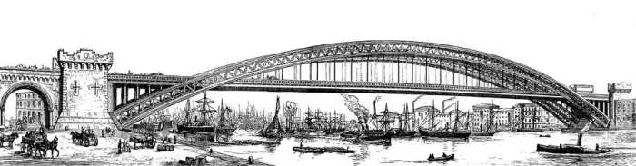 Framed Print : Proposed Bridge near the Tower of London, 1878 Framed Print : Proposed Bridge near the Tower of London, 1878
