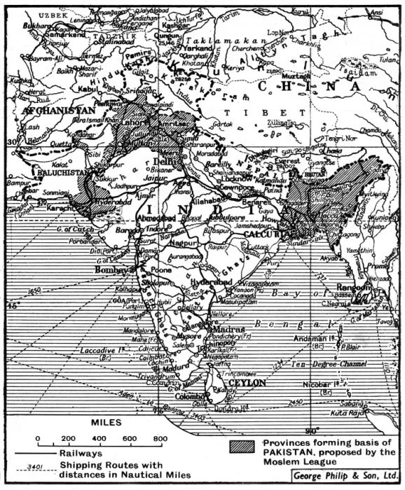 Framed Print : Proposed partition map of India and Pakistan Framed Print : Proposed partition map of India and Pakistan