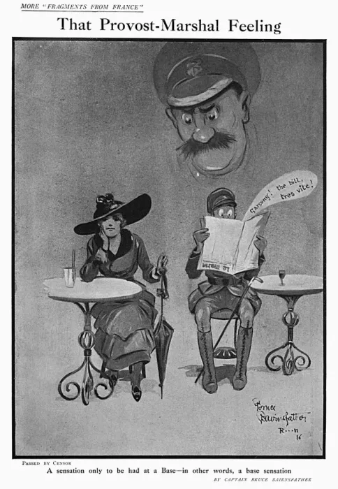 Framed Print : That Provost-Marshal Feeling, by Bairnsfather