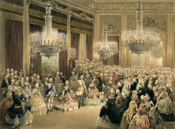 Framed Print : Quadrille at Devonshire House, 18th century