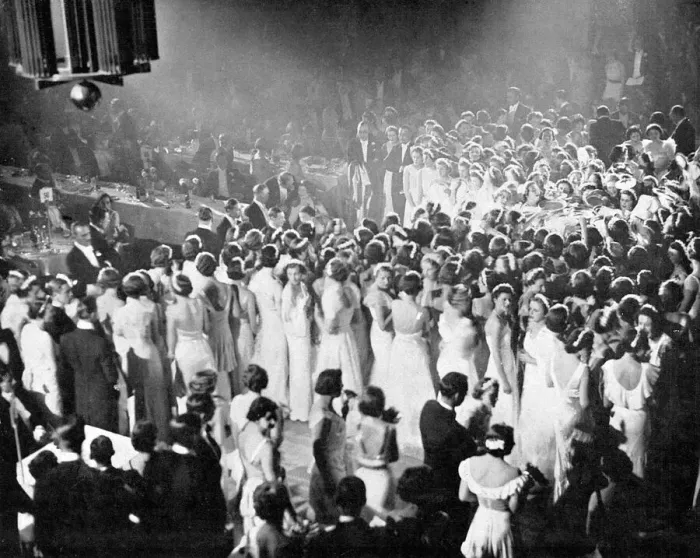 Framed Print : Queen Charlottes Ball, 1937 Framed Print : Queen Charlottes Ball, 1937