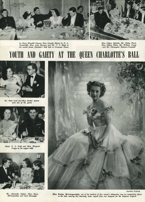 Framed Print : Queen Charlottes Ball: Raine McCorquodale(Spencer), 1947 Framed Print : Queen Charlottes Ball: Raine McCorquodale(Spencer), 1947