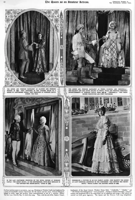 Framed Print : Queen Elizabeth II as an amateur actress Framed Print : Queen Elizabeth II as an amateur actress