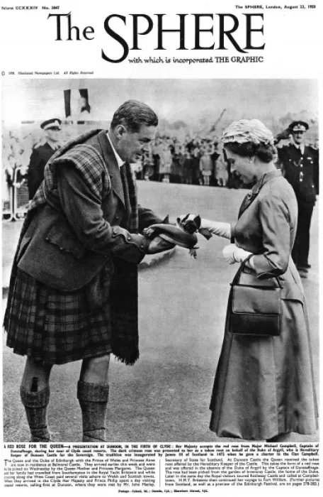 Framed Print : Queen Elizabeth II - presentation at Dunoon Framed Print : Queen Elizabeth II - presentation at Dunoon