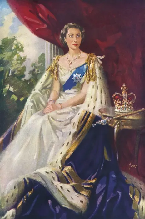 Framed Print : Queen Elizabeth II by Terence Cuneo Framed Print : Queen Elizabeth II by Terence Cuneo