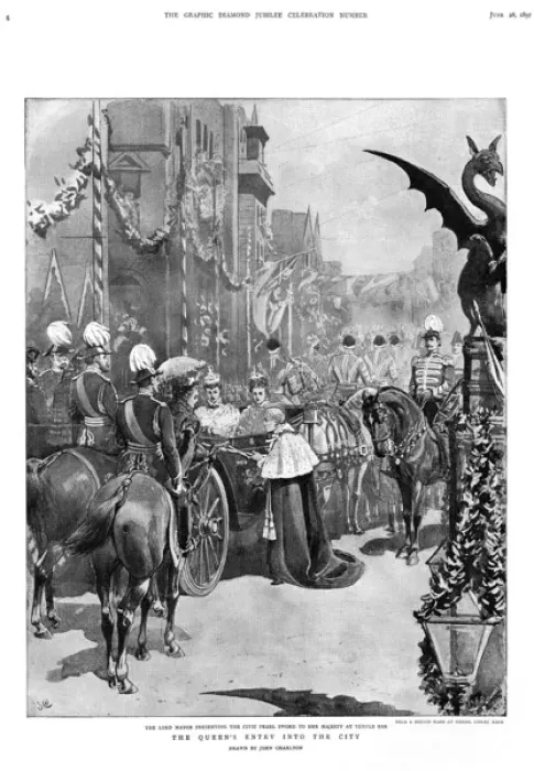 Framed Print : Queen Victoria, Jubilee Celebrations