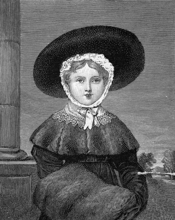 Framed Print : Queen Victoria, when a little girl