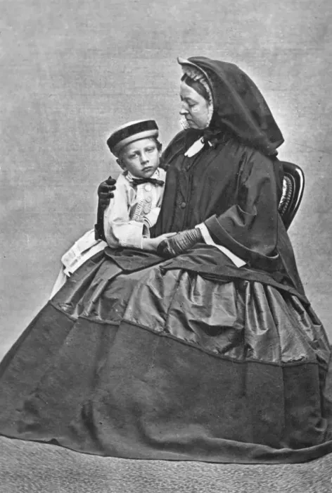 Framed Print : Queen Victoria and Prince Wilhelm of Prussia