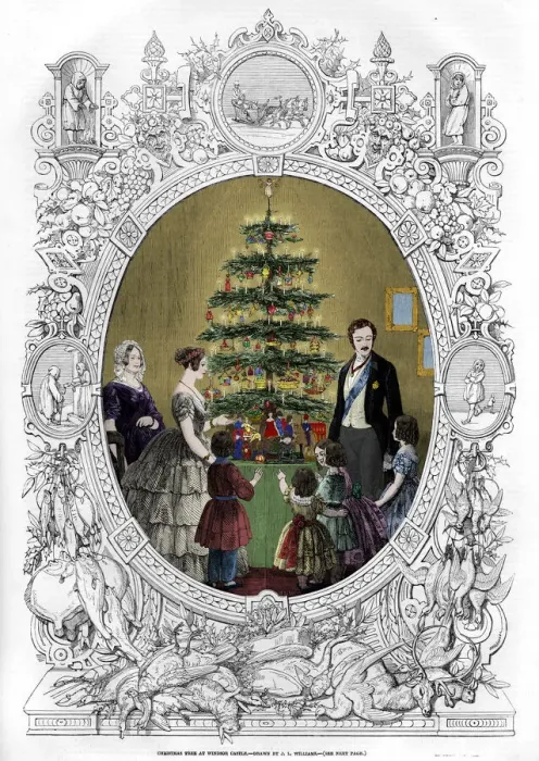 Framed Print : Queen Victorias Christmas tree Framed Print : Queen Victorias Christmas tree