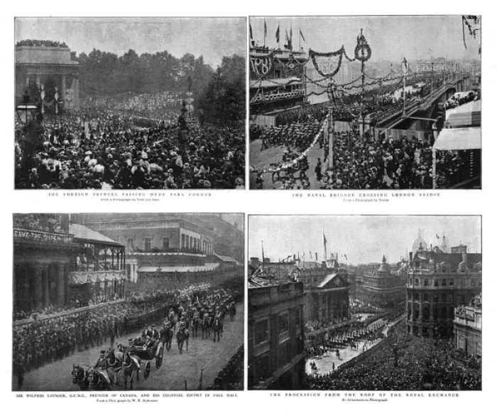 Framed Print : Queen Victorias Jubilee Celebrations