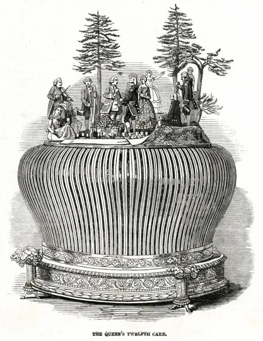 Framed Print : Queen Victorias twelfth cake 1849