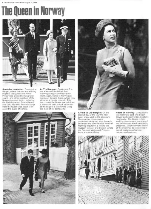 Framed Print : The Queen visits Norway Framed Print : The Queen visits Norway