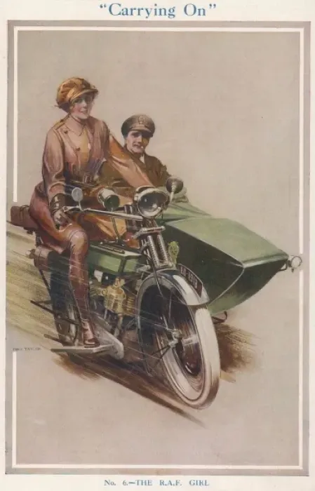 Framed Print : The R. A. F Girl