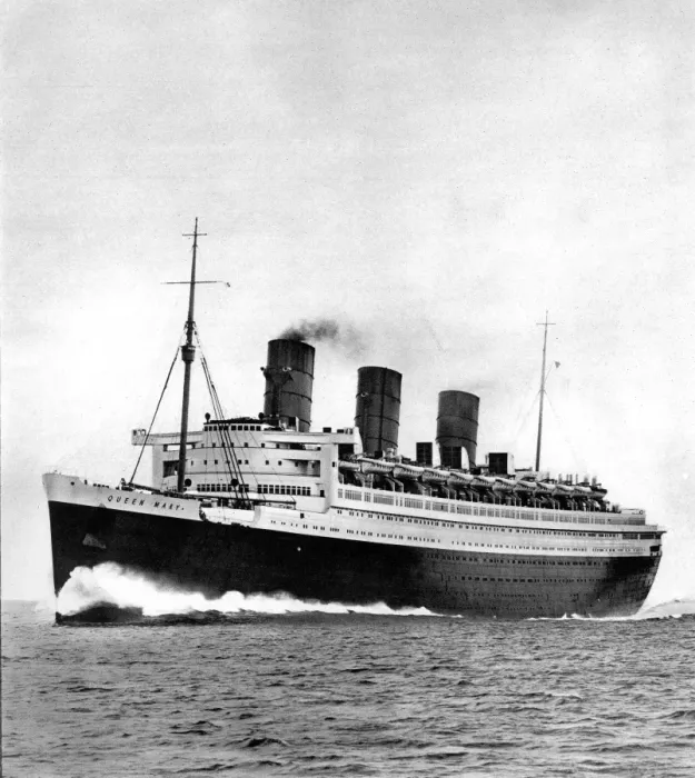 Framed Print : R. M. S. Queen Mary, Cunard White Star liner, May 1936 Framed Print : R. M. S. Queen Mary, Cunard White Star liner, May 1936
