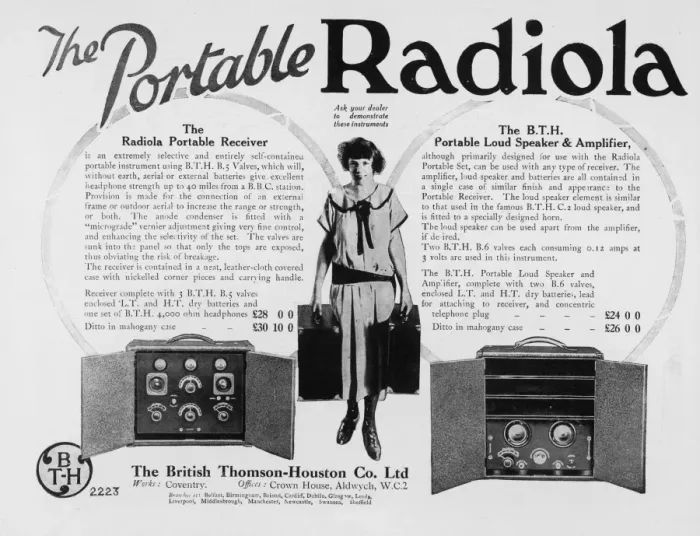 Framed Print : Radiola Portable, 1924 Framed Print : Radiola Portable, 1924