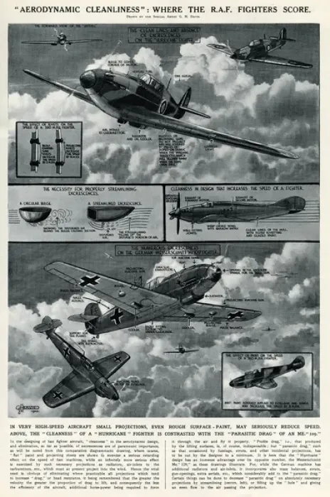 Framed Print : Where the RAF fighters score by G. H. Davis Framed Print : Where the RAF fighters score by G. H. Davis