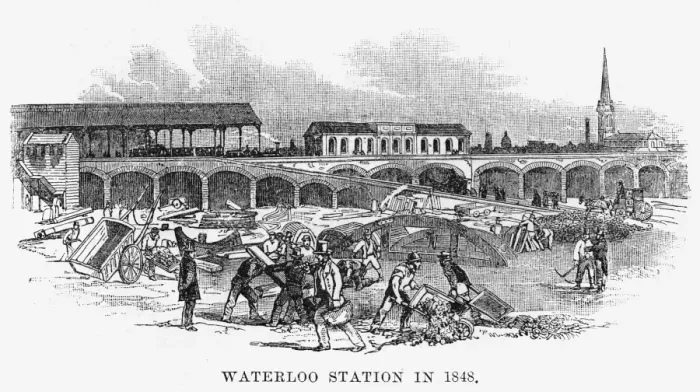 Framed Print : Rail / Britain / Waterloo Framed Print : Rail / Britain / Waterloo
