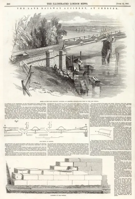 Framed Print : Railway Accident at Chester Framed Print : Railway Accident at Chester