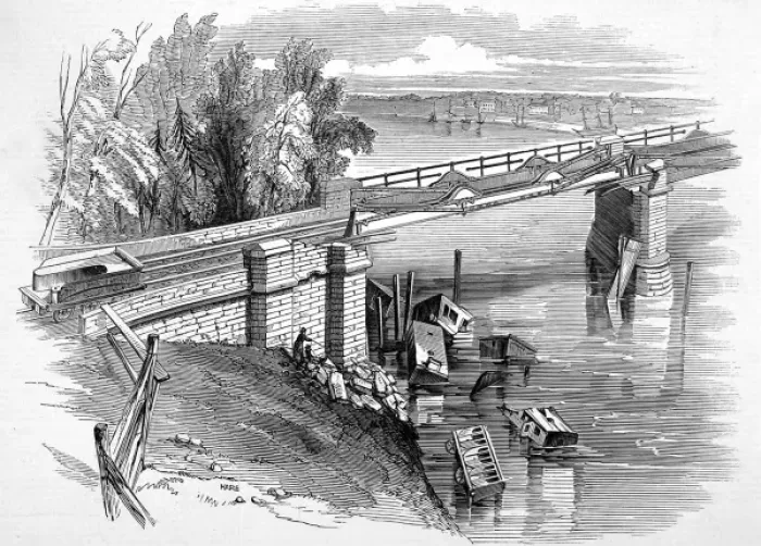 Framed Print : Railway accident at Chester Framed Print : Railway accident at Chester
