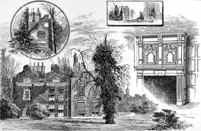 Framed Print : Raleigh House, Brixton, London, 1888 Framed Print : Raleigh House, Brixton, London, 1888