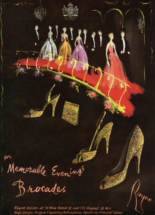 Framed Print : Rayne shoes advertisement, 1953 Framed Print : Rayne shoes advertisement, 1953