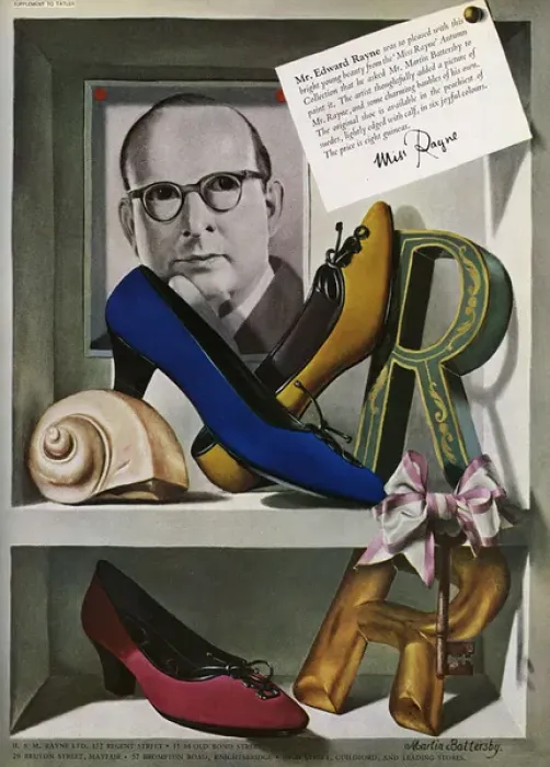 Framed Print : Rayne shoes advertisement, 1964 Framed Print : Rayne shoes advertisement, 1964