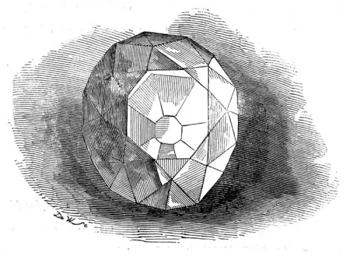 Framed Print : The Re-cut Koh-i-noor Diamond, 1852 Framed Print : The Re-cut Koh-i-noor Diamond, 1852