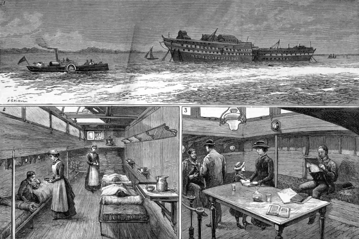 Framed Print : The Red Cross ambulance steamer
