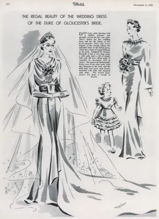 Framed Print : The regal beauty of the wedding dress of the Duke of Glouces Framed Print : The regal beauty of the wedding dress of the Duke of Glouces